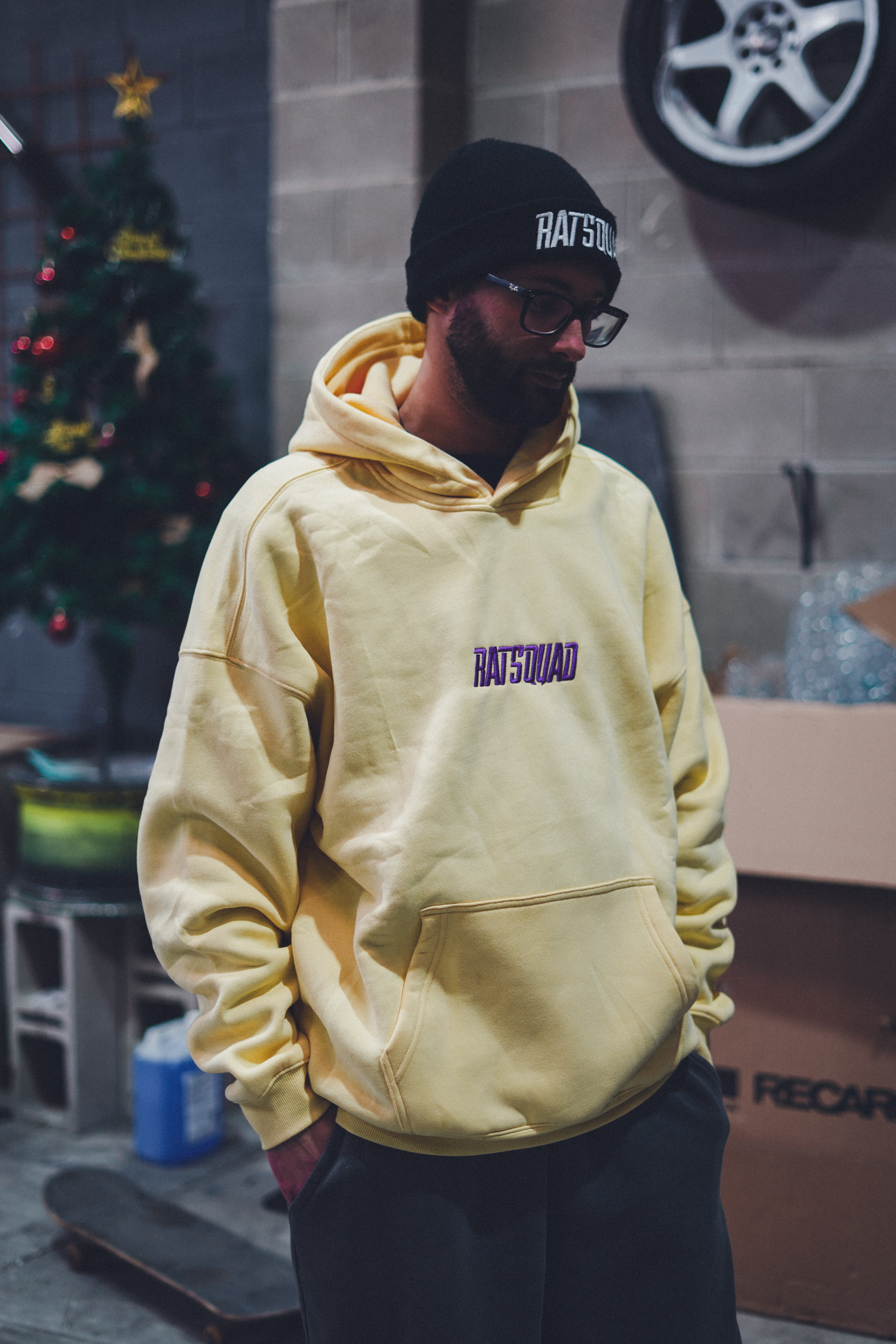 RATSQUAD Essential Yellow Hoodie