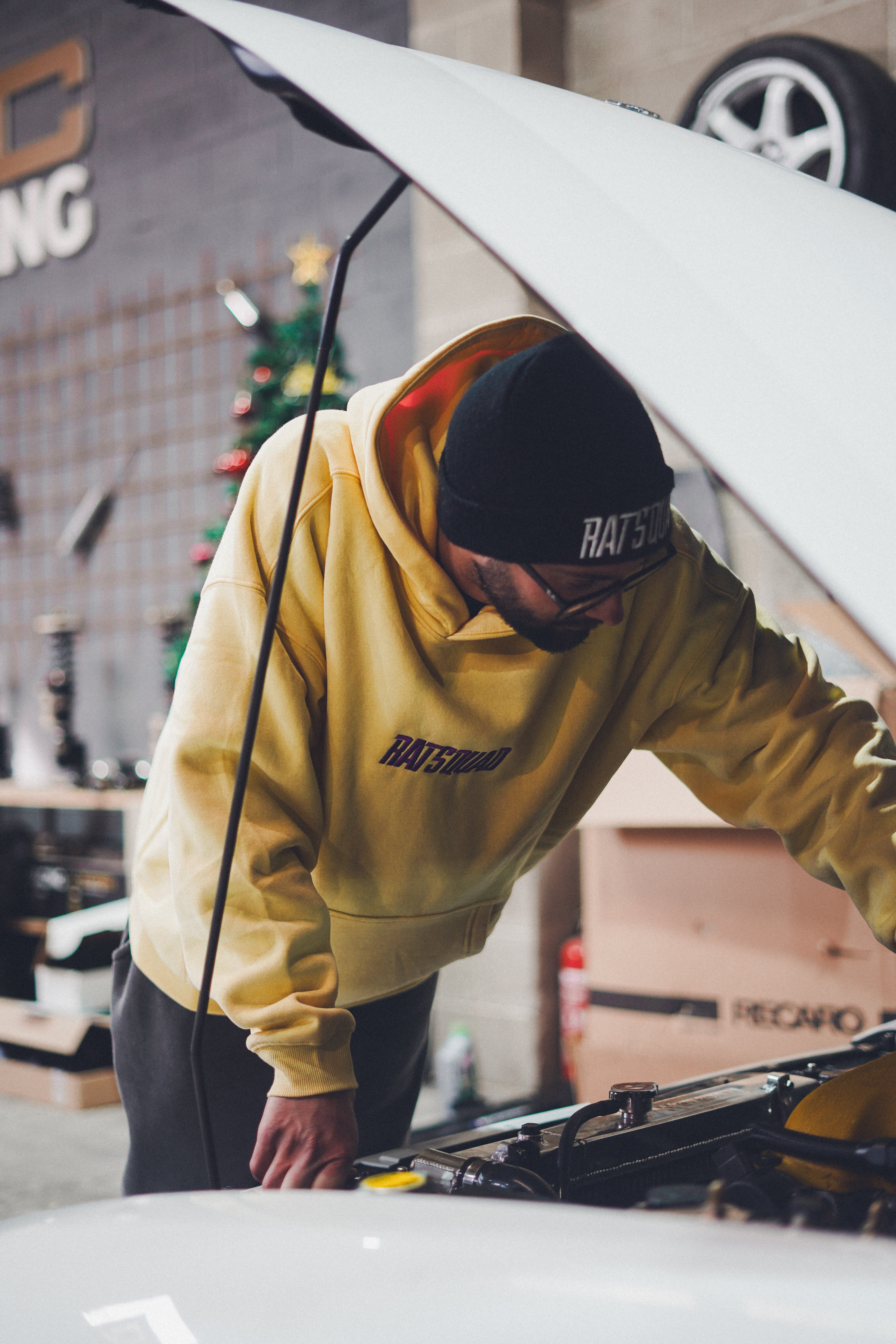 RATSQUAD Essential Yellow Hoodie