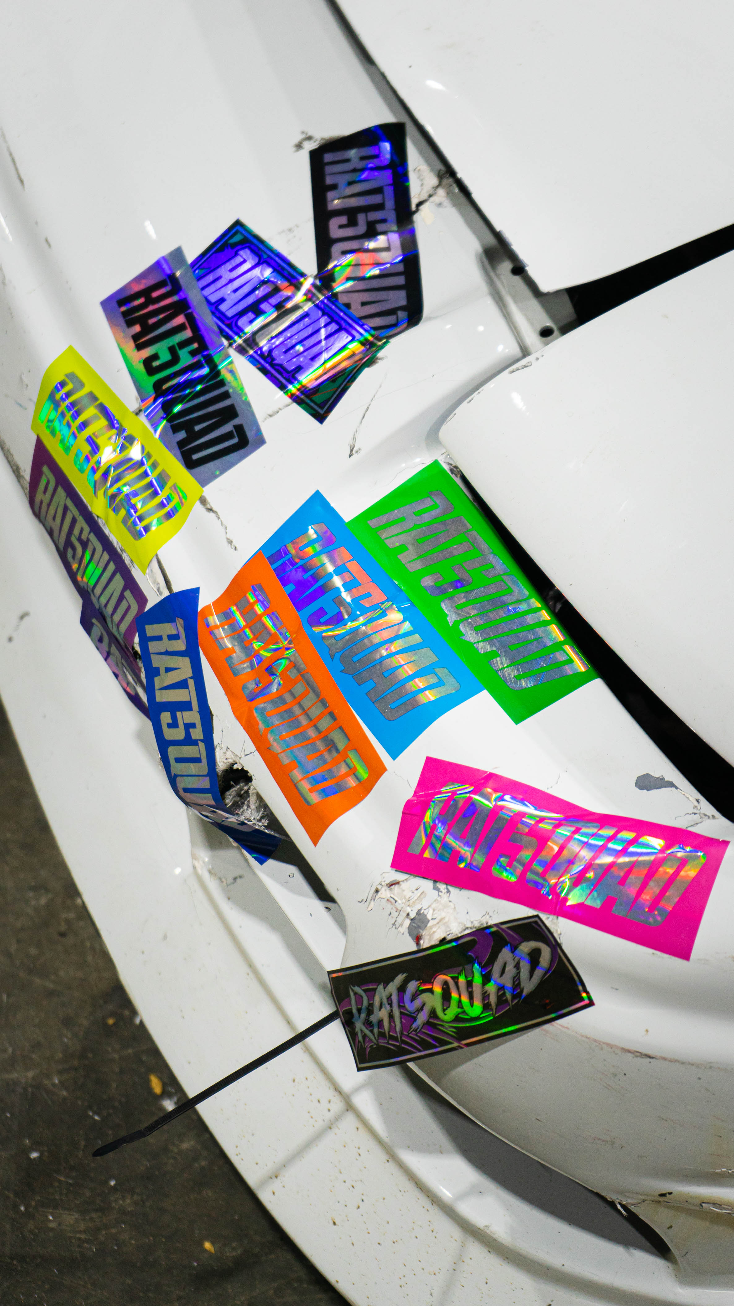 RATSQUAD Rainbow Custom Sticker pack